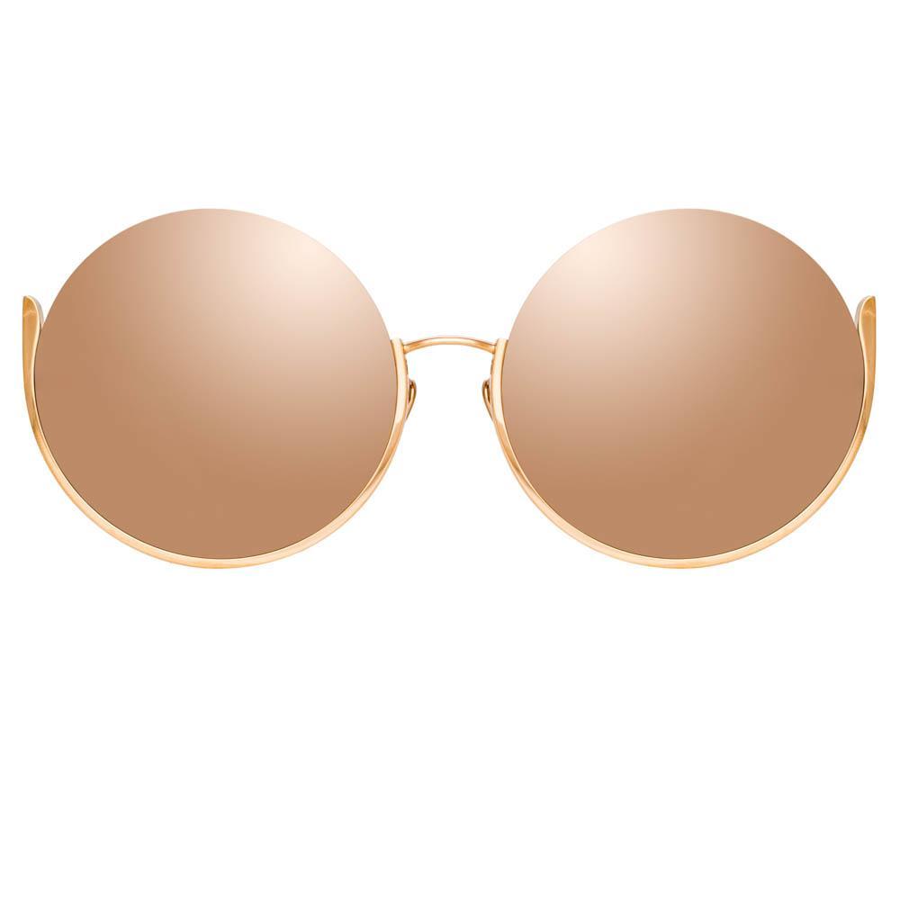 Color_LFL1006C6SUN - Olivia Round Sunglasses in Rose Gold