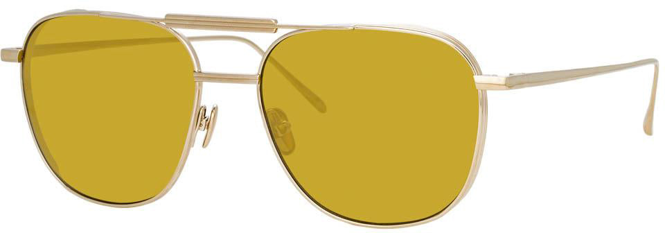 Color_LFL1014C2SUN - Wilder Aviator Sunglasses in Yellow Gold