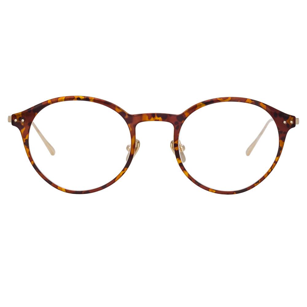 Color_LFL1017C3OPT - Lee Oval Optical Frame in Tortoiseshell