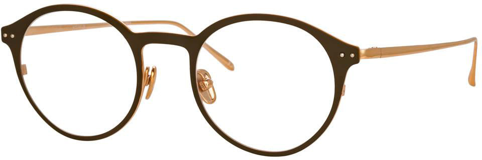 Color_LFL1017C4OPT - Lee Oval Optical Frame in Brown
