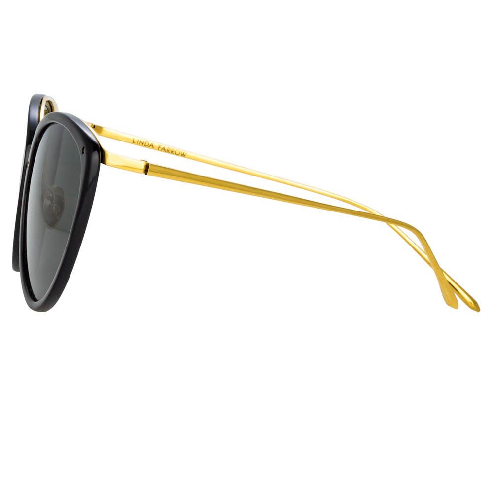 Color_LFL1019C6SUN - Angelica Cat Eye Sunglasses in Black