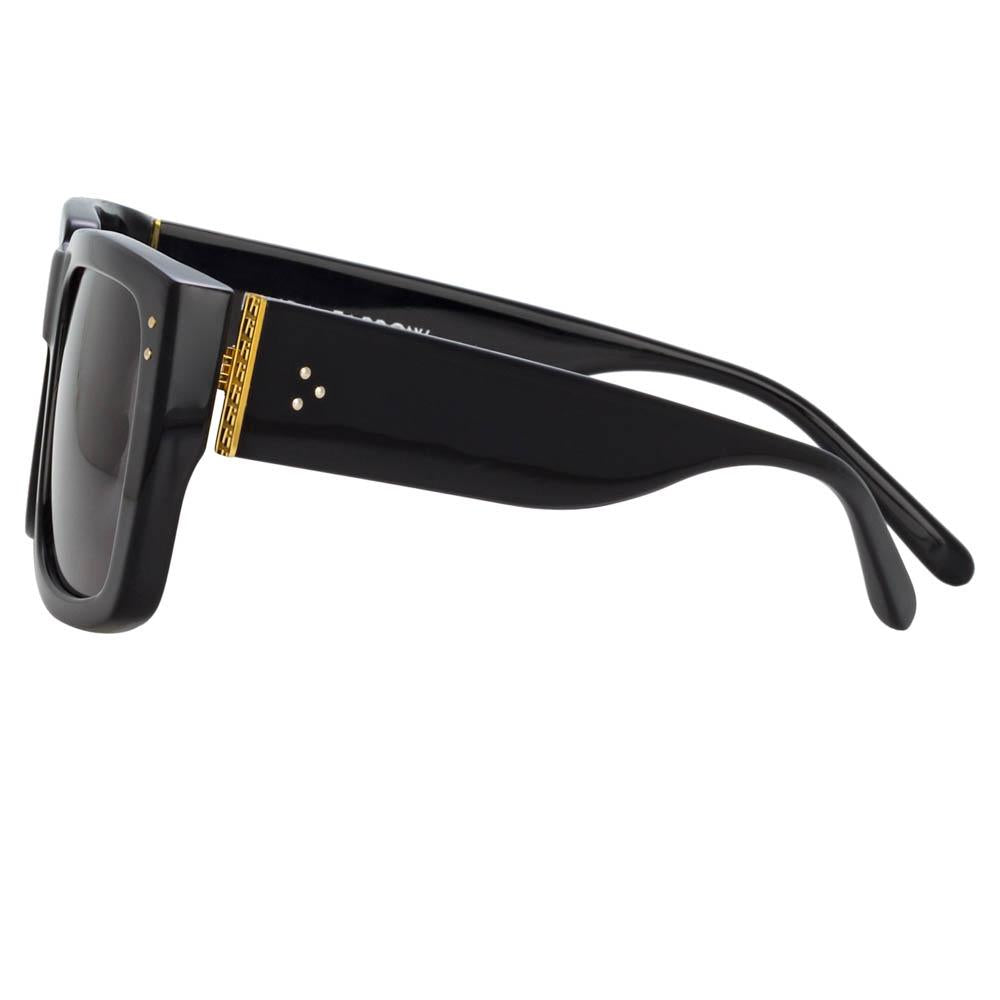 Color_LFL1027C1SUN - Morrison Rectangular Sunglasses in Black