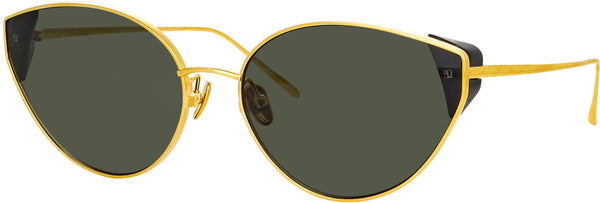 Color_LFL1029C1SUN - Liv Cat Eye Sunglasses in Yellow Gold and Grey