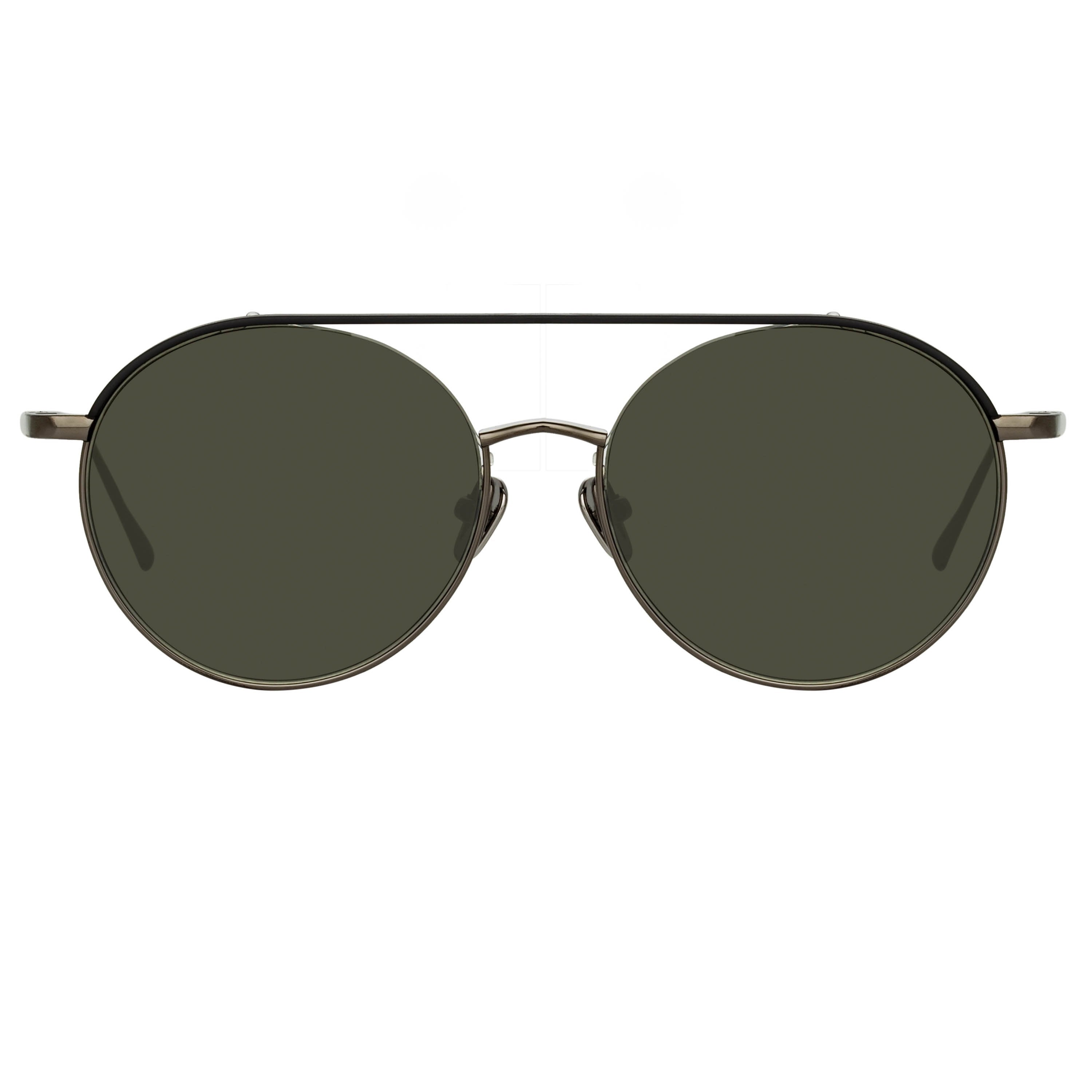 Color_LFL1031C2SUN - Dustin Round Sunglasses in Black and Nickel