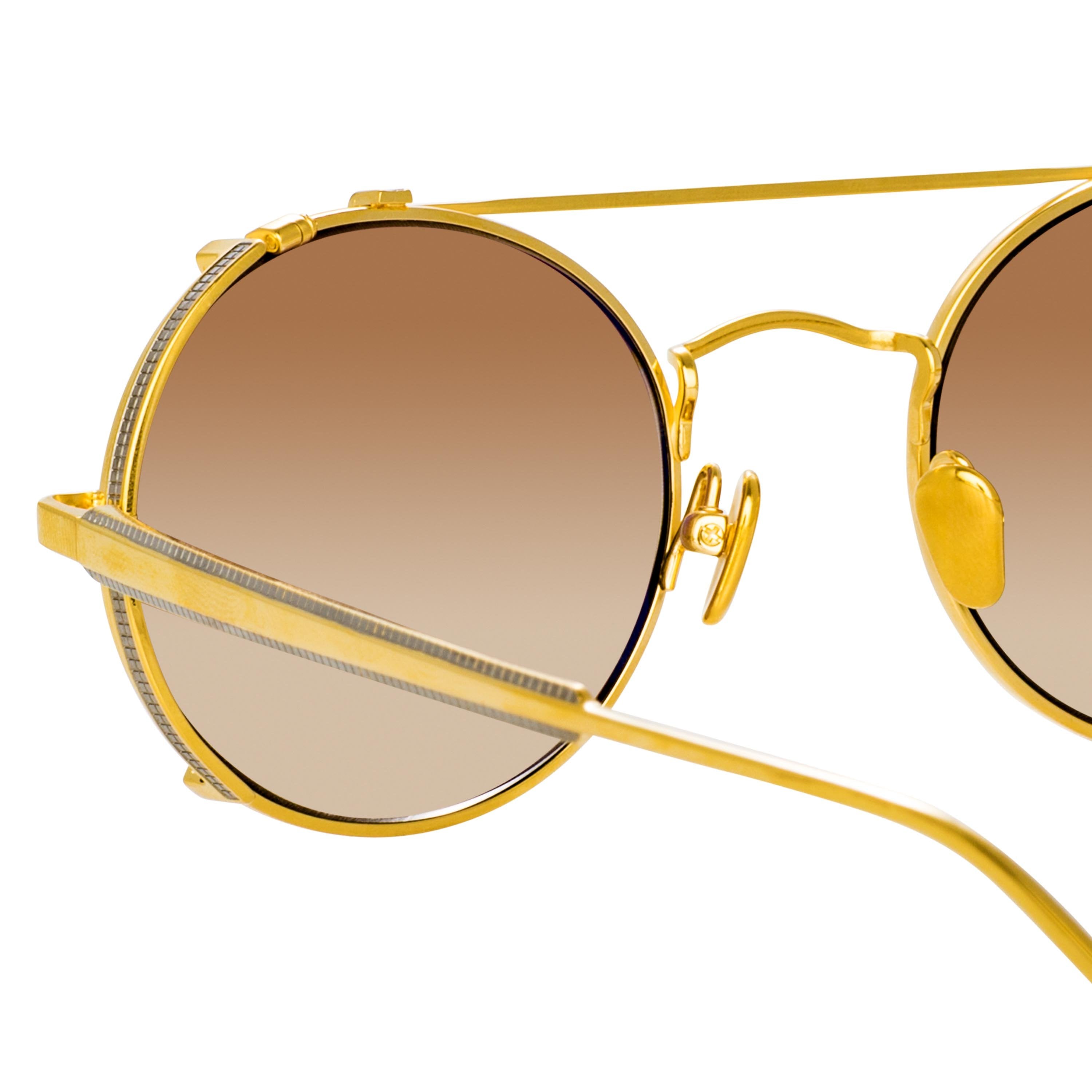 Color_LFL1038C1SUN - Jimi Oval Sunglasses in Yellow Gold