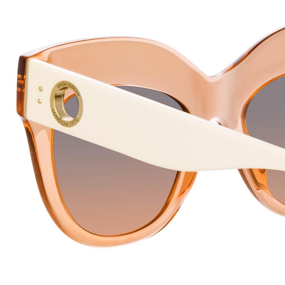 Color_LFL1049C6SUN - Dunaway Oversized Sunglasses in Orange