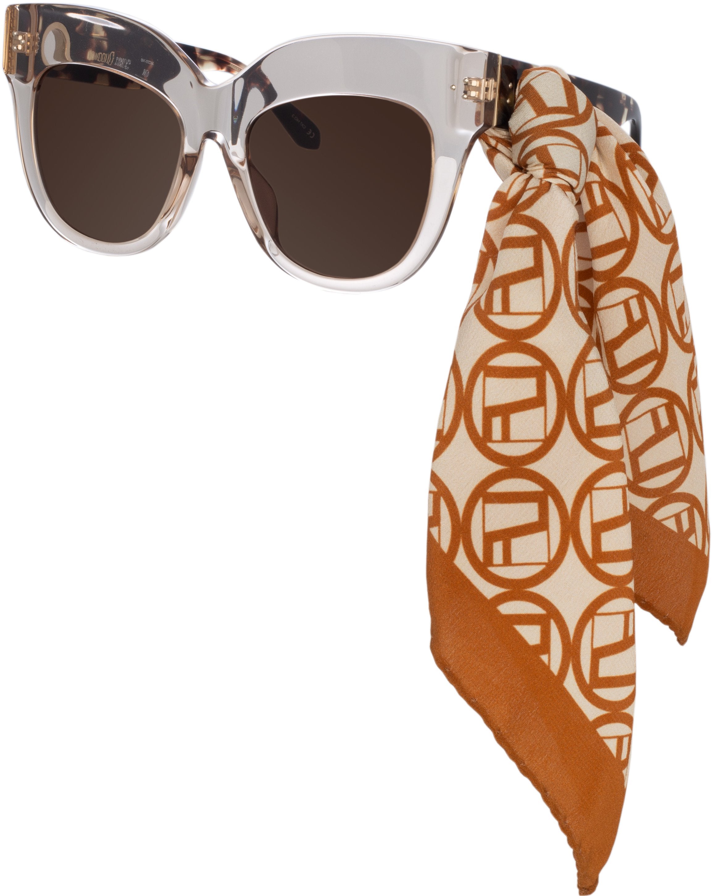 Color_LFL1049C9SUN - Dunaway Oversized Sunglasses in Ash