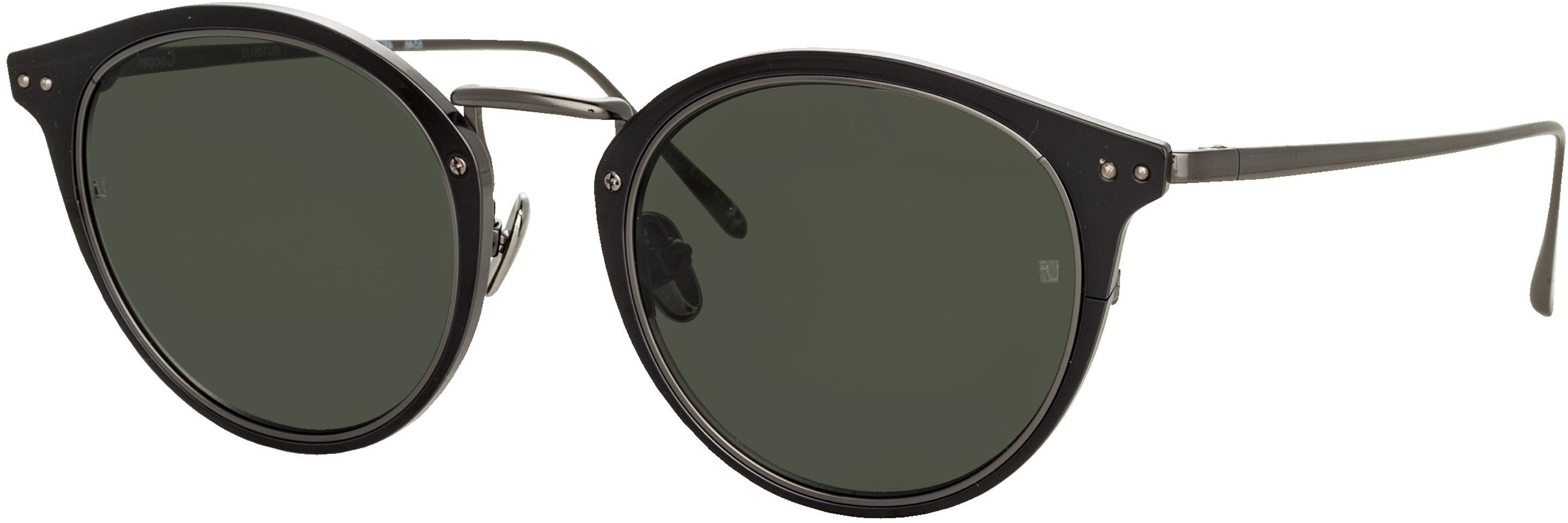 Color_LFL1051C2SUN - Cooper Oval Sunglasses in Nickel and Grey