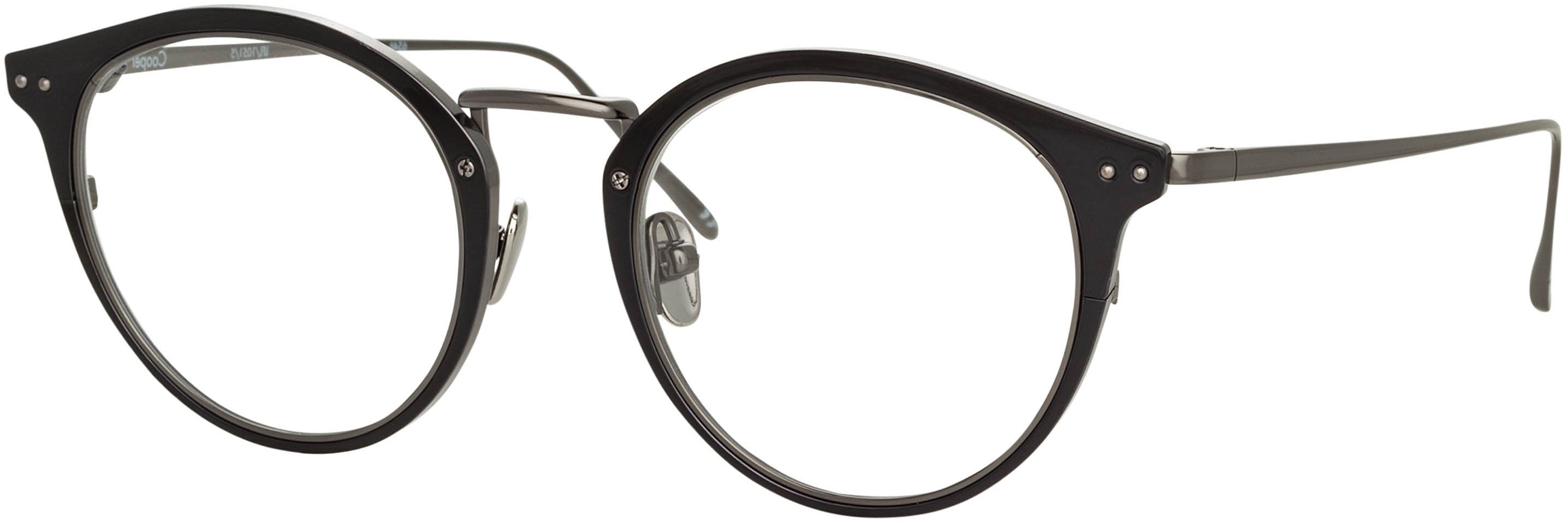 Color_LFL1051C5OPT - Cooper Oval Optical Frame in Black and Nickel