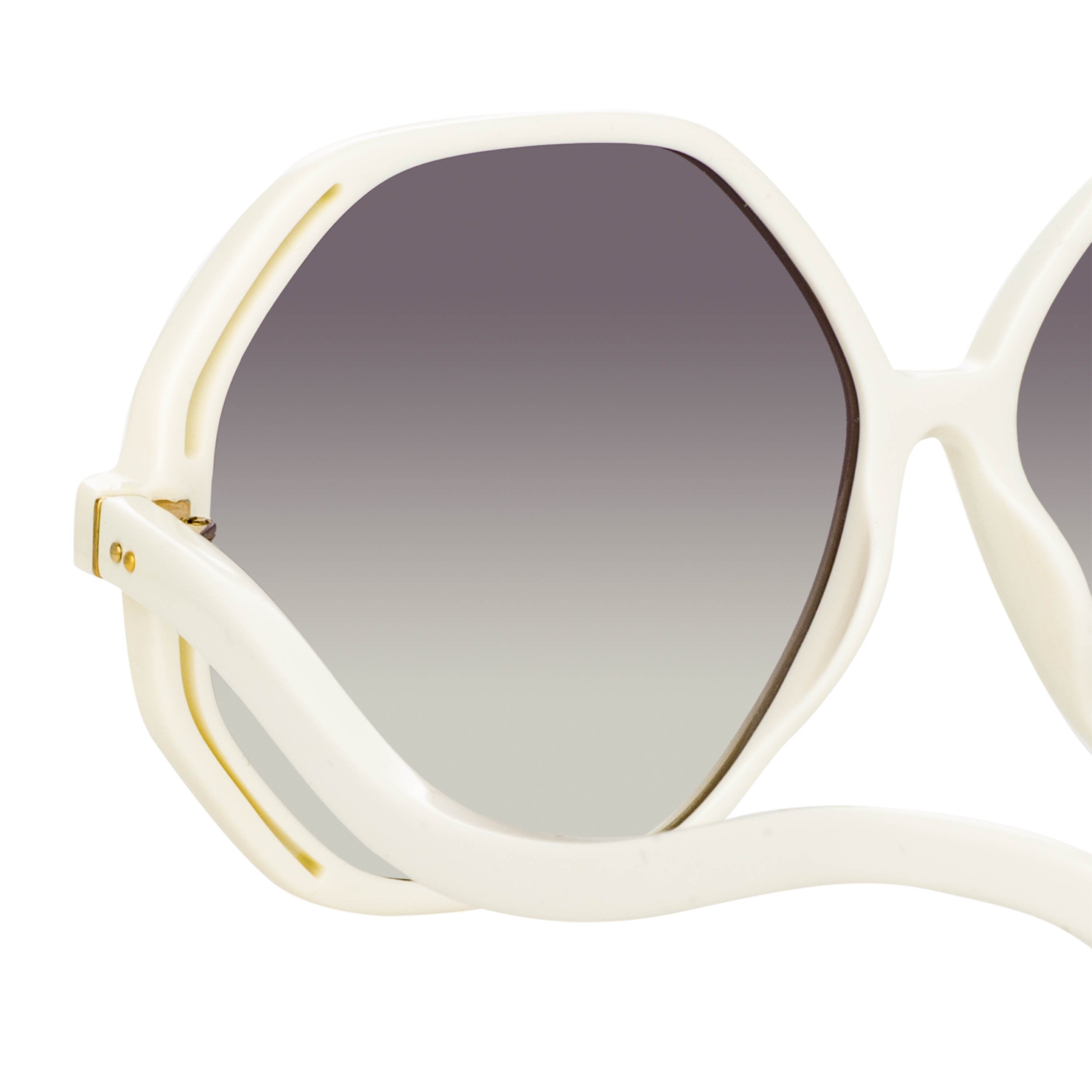 Color_LFL1058C3SUN - Una Oversized Sunglasses in White