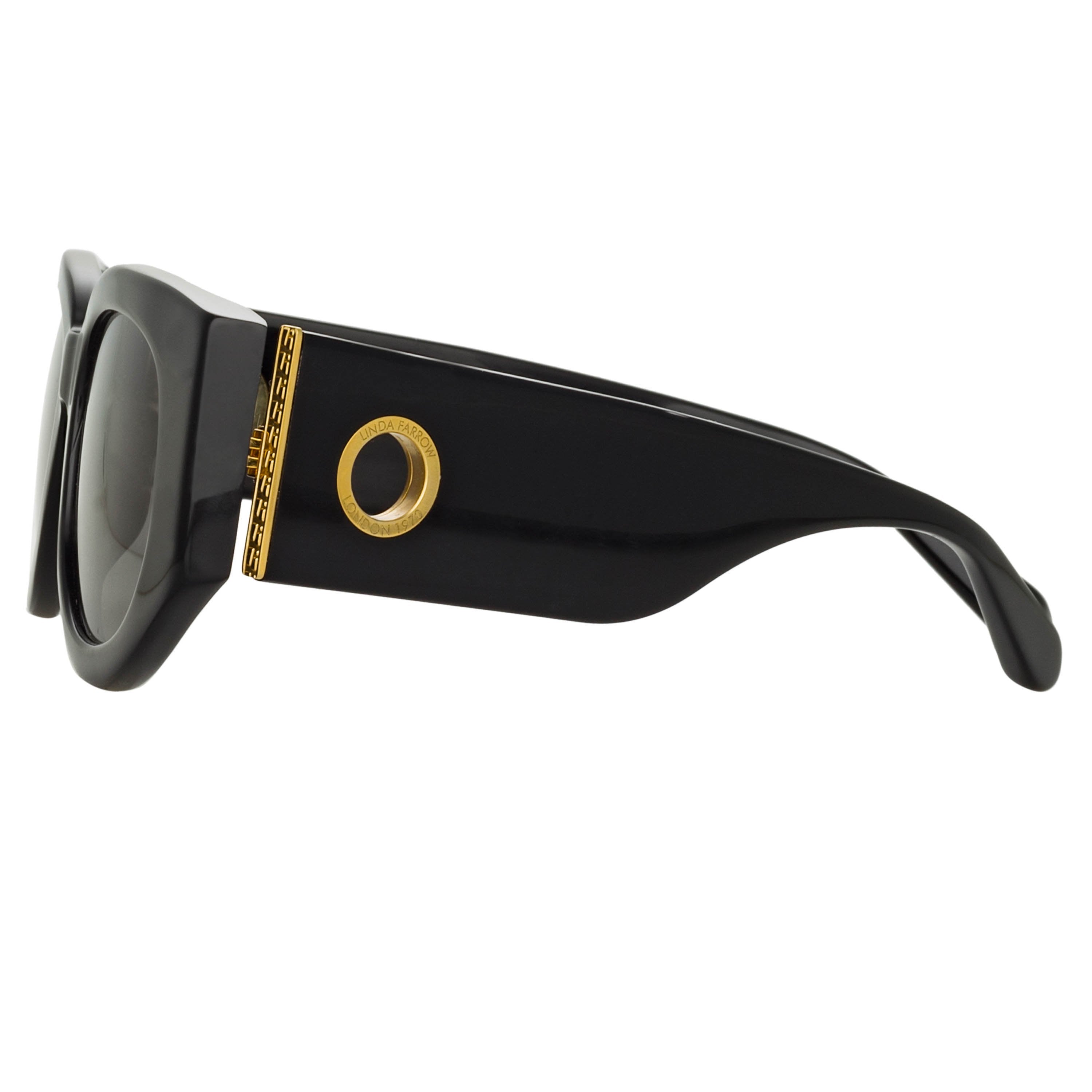 Color_LFL1059C1SUN - Debbie D-Frame Sunglasses in Black