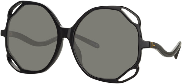 Color_LFL1067C1SUN - Jerry Oversized Sunglasses in Black