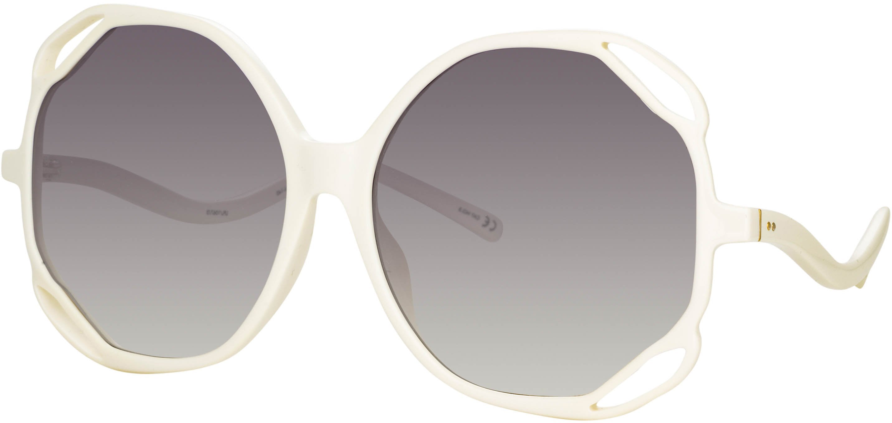 Color_LFL1067C3SUN - Jerry Oversized Sunglasses in White