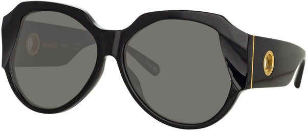 Color_LFL1073C1SUN - Christie Oversized Sunglasses in Black