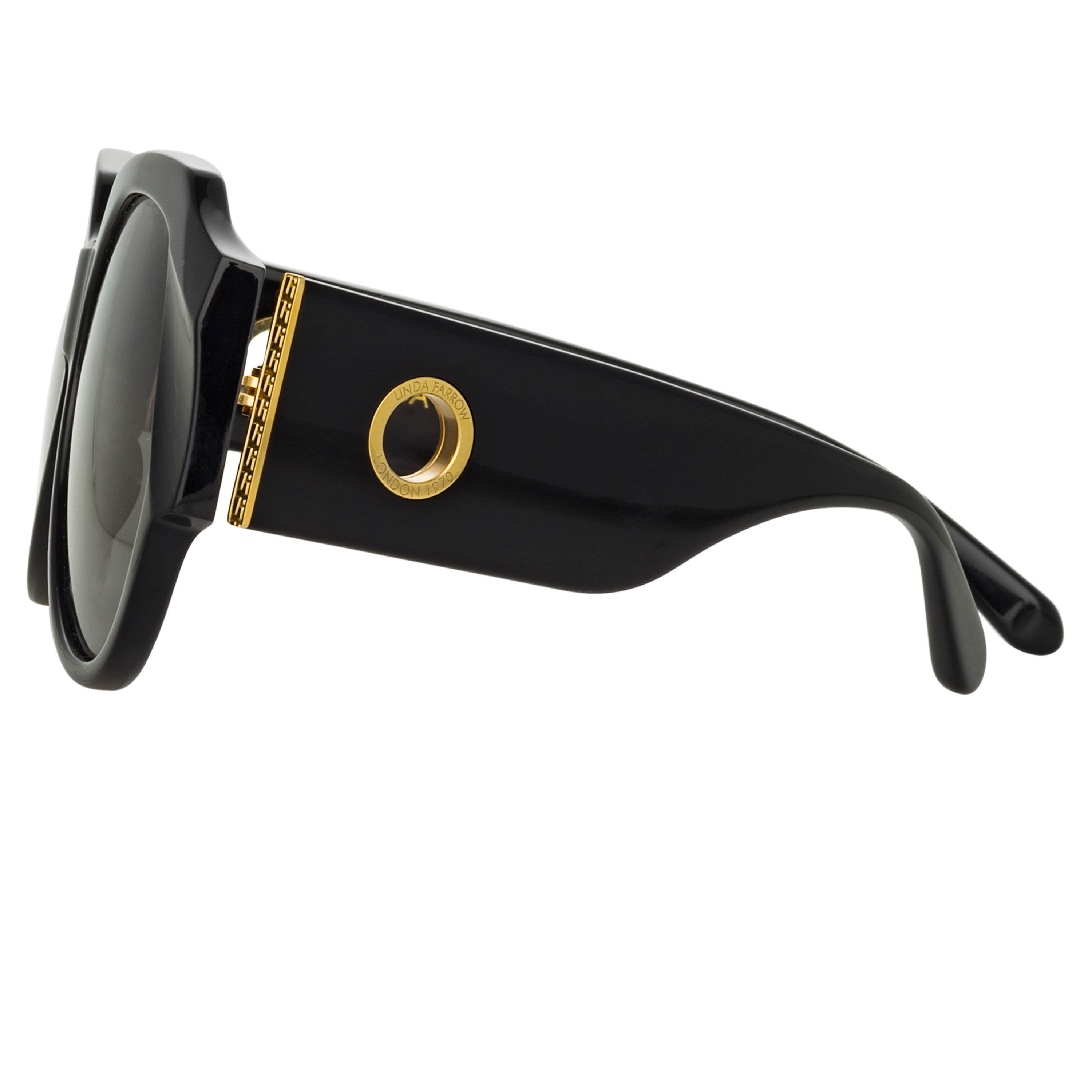 Color_LFL1073C1SUN - Christie Oversized Sunglasses in Black