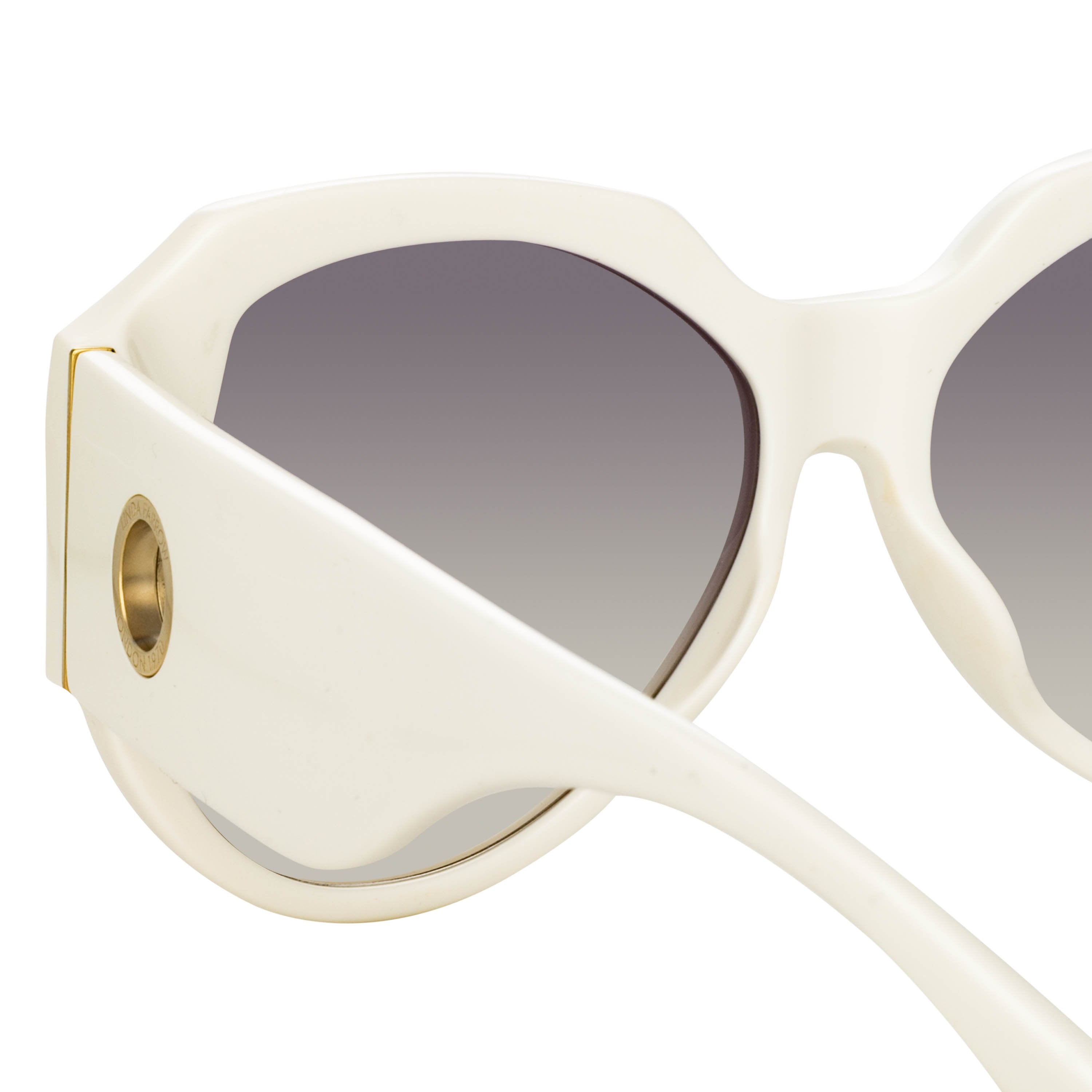 Color_LFL1073C5SUN - Christie Oversized Sunglasses in White