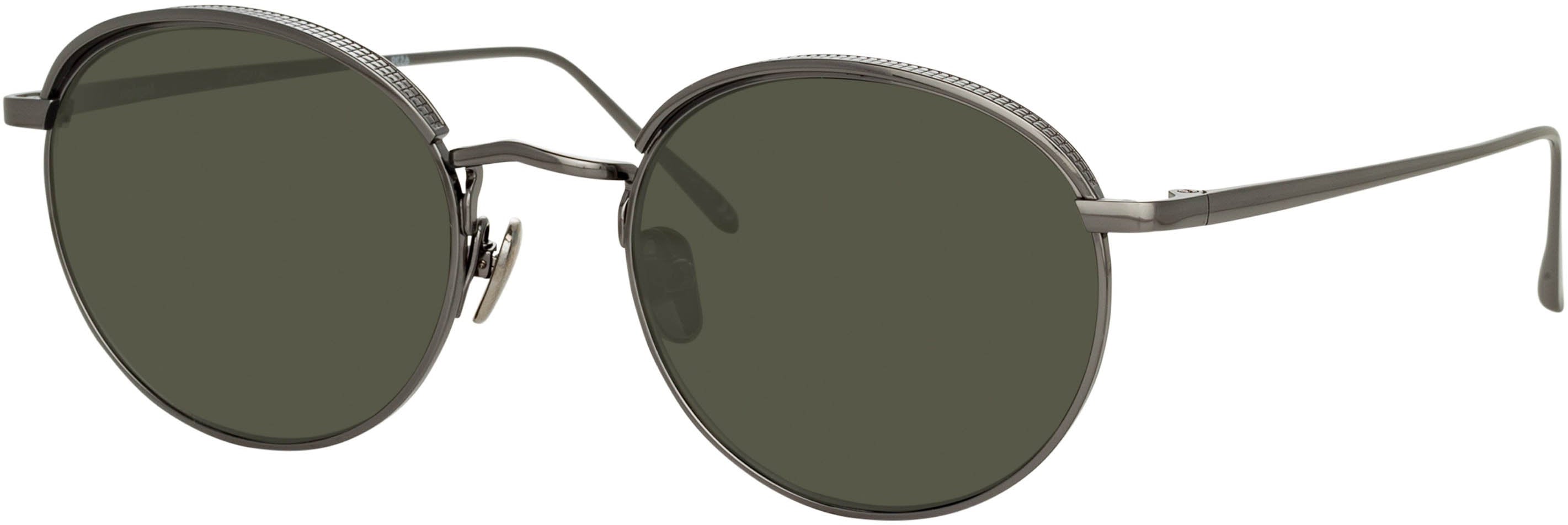 Color_LFL1076C2SUN - Marlon Oval Sunglasses in Nickel
