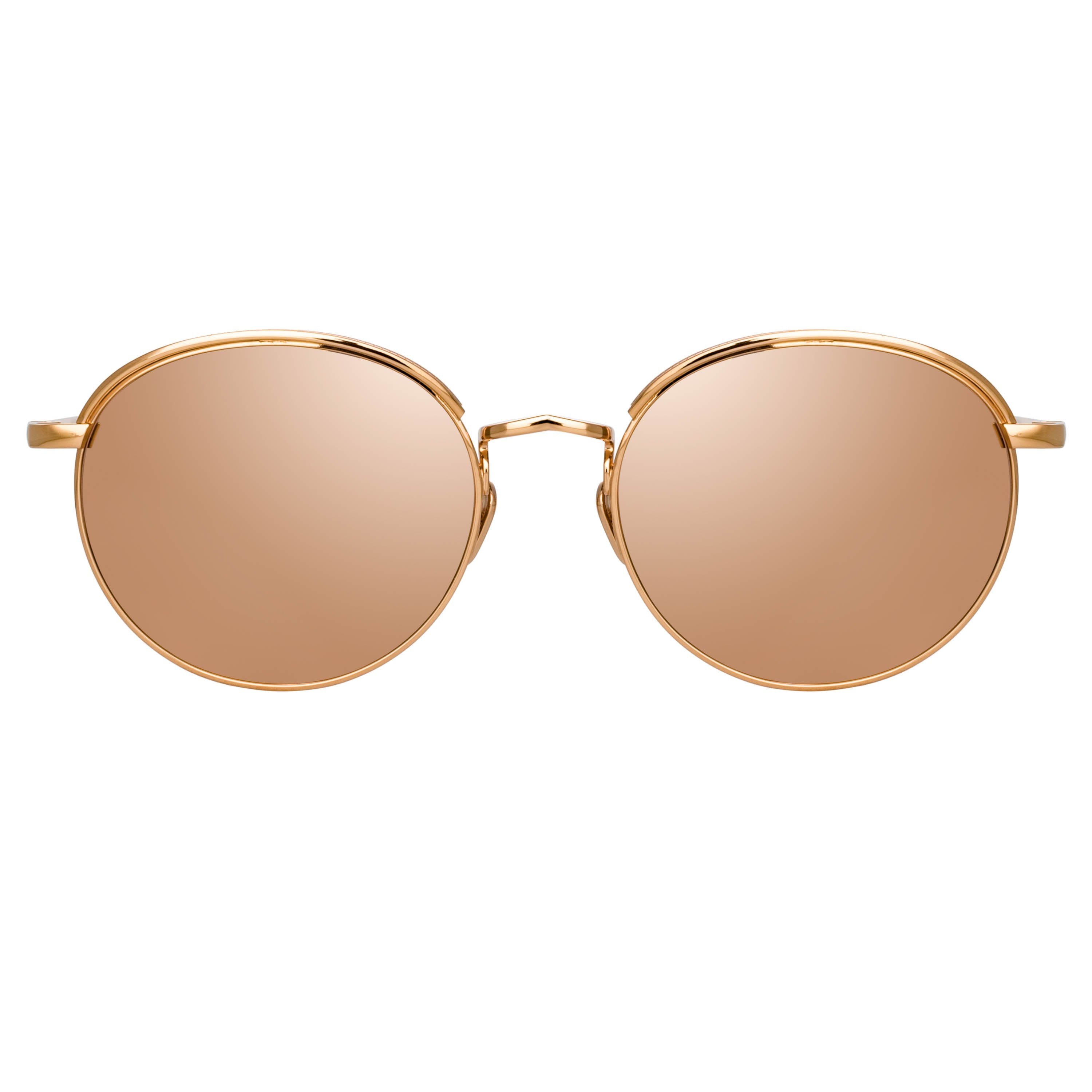 Color_LFL1076C4SUN - Marlon Oval Sunglasses in Rose Gold