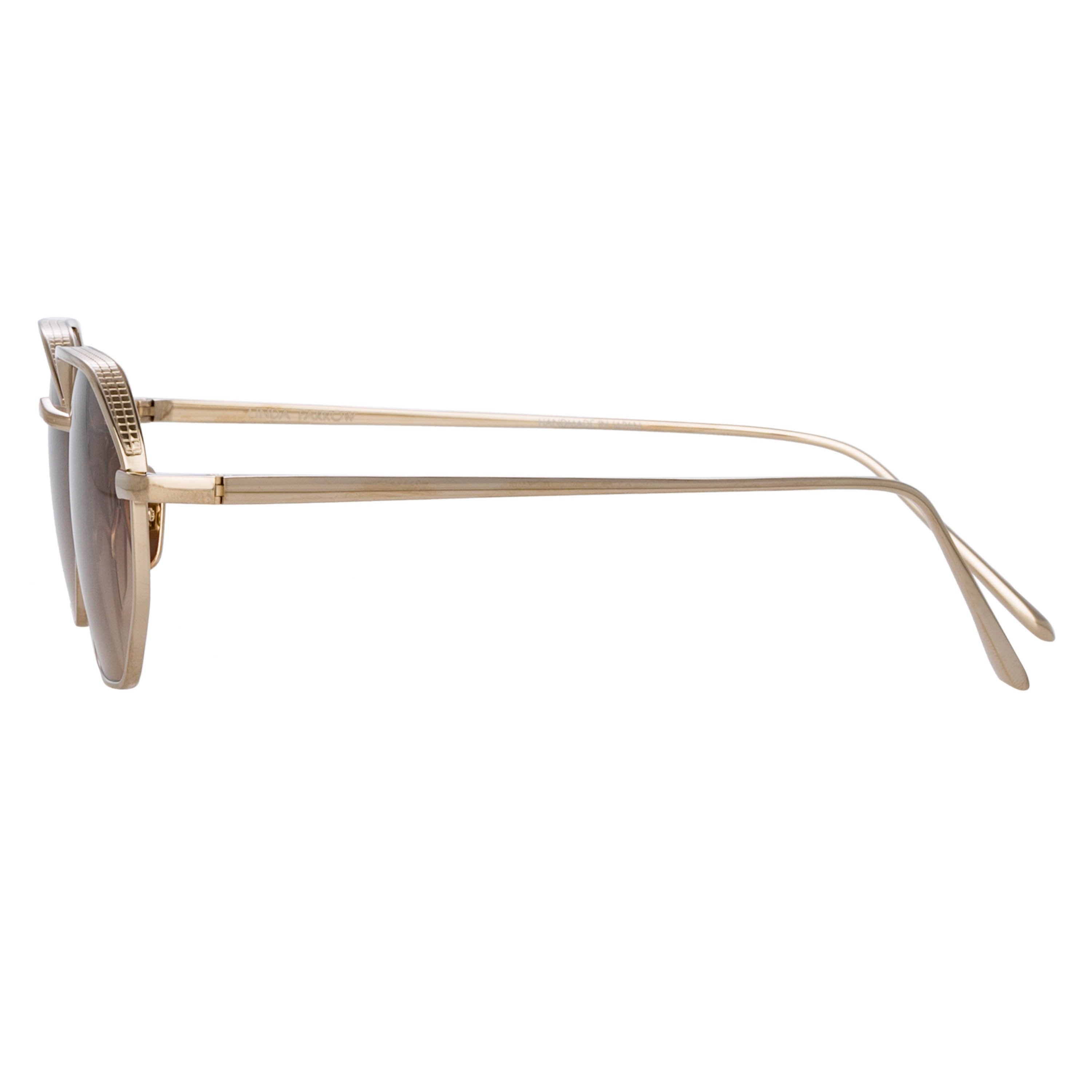 Color_LFL1077C3SUN - Shaw Angular Glasses in Light gold and Brown