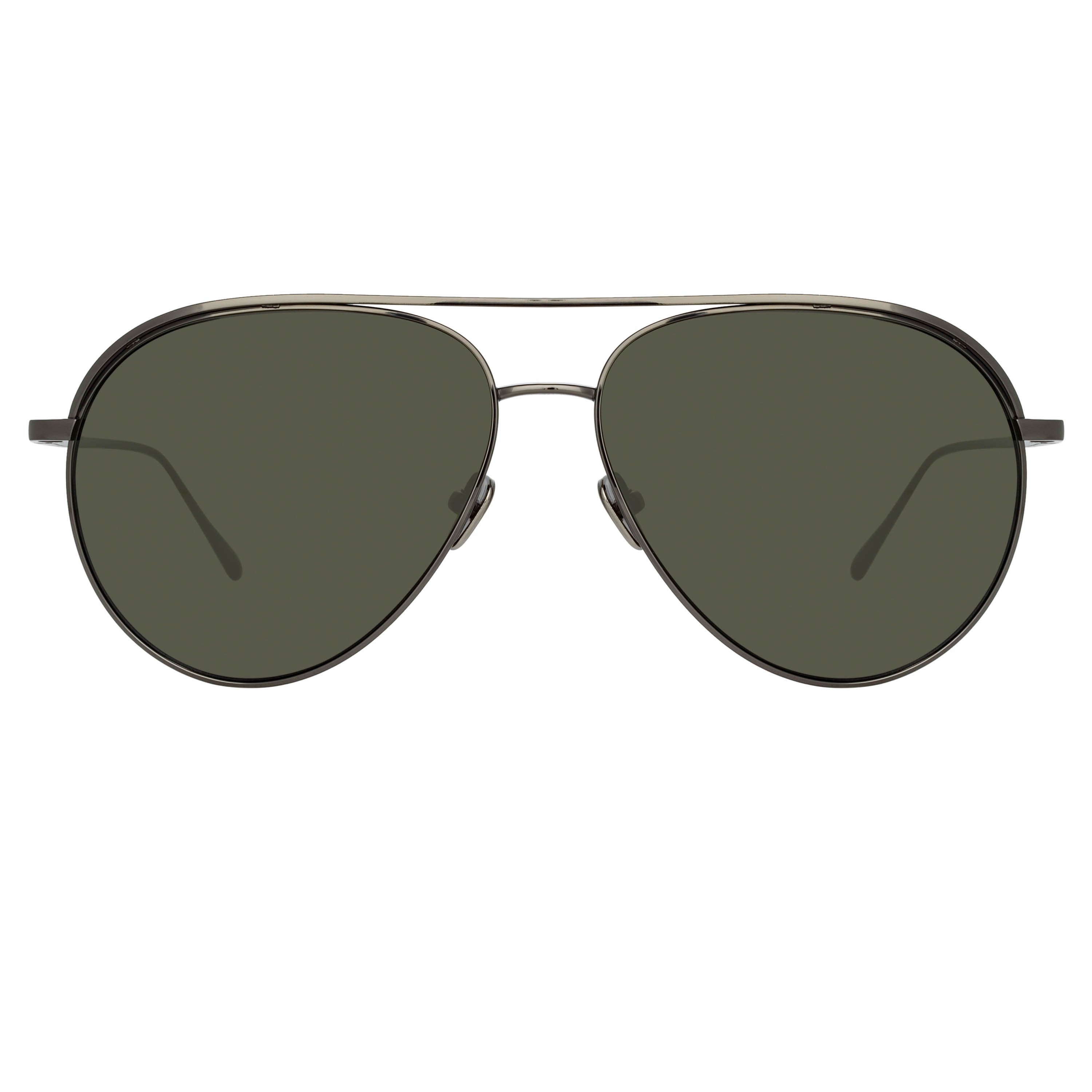 Color_LFL1078C3SUN - Roberts Aviator Sunglasses in Nickel and Grey