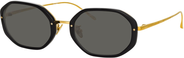 Color_LFL1084C1SUN - Tyler Angular Sunglasses in Black