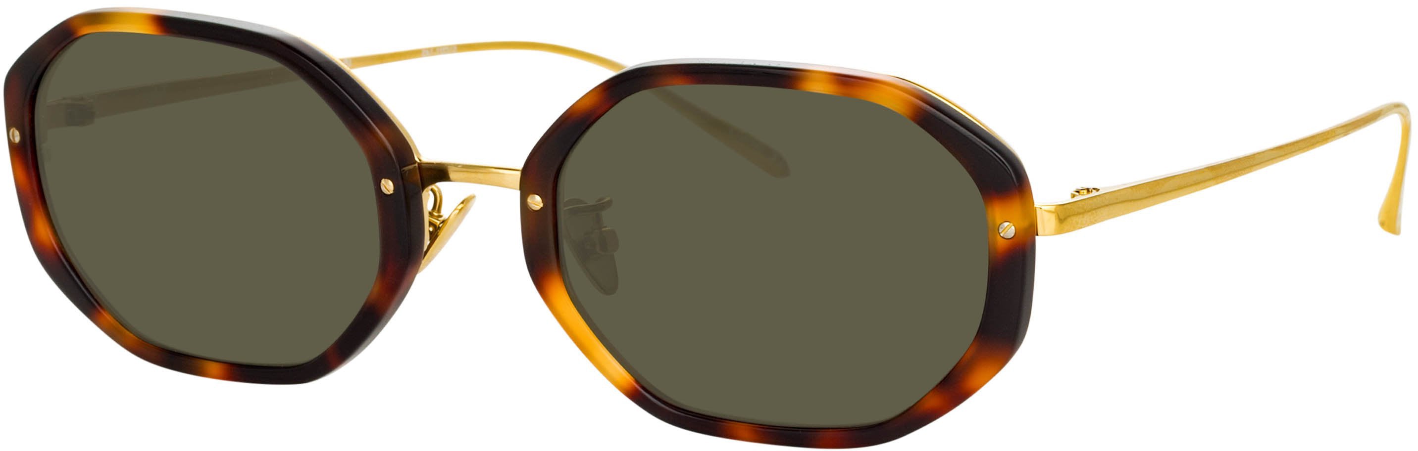 Color_LFL1084C2SUN - Tyler Angular Sunglasses in Tortoiseshell