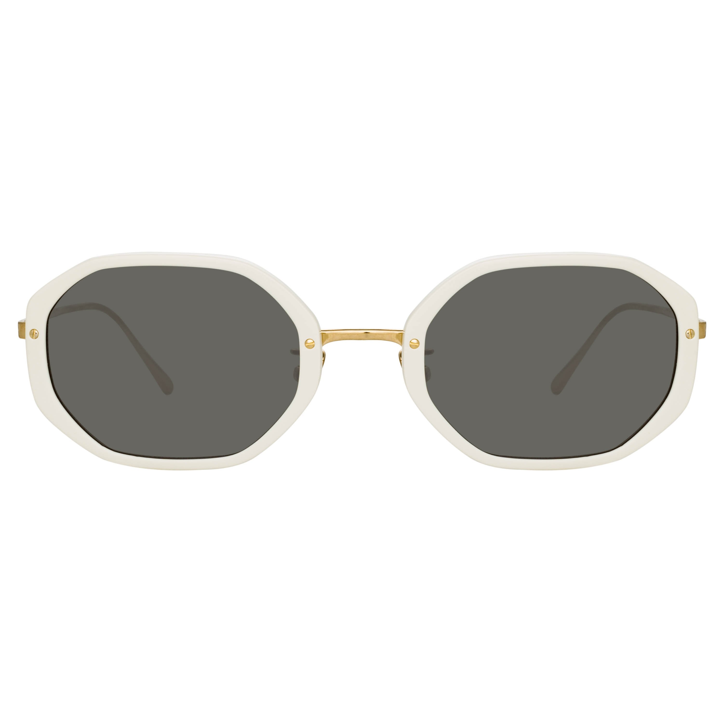 Color_LFL1084C4SUN - Tyler Angular Sunglasses in White