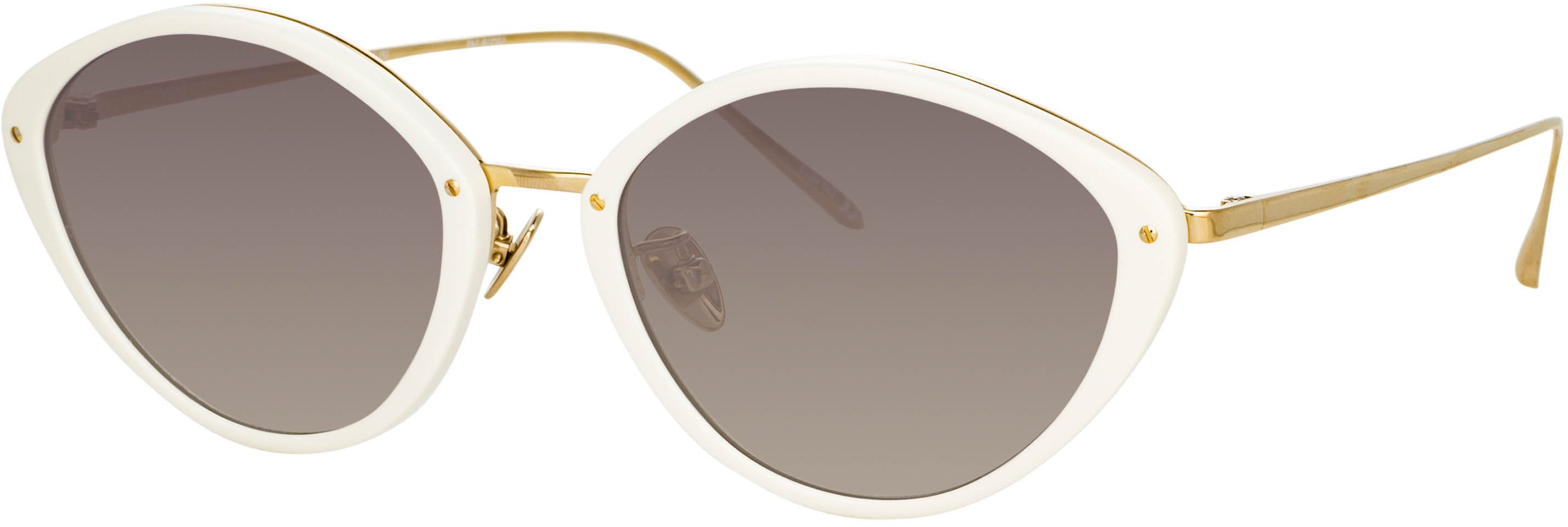 Color_LFL1086C4SUN - Lucy Cat Eye Sunglasses in White