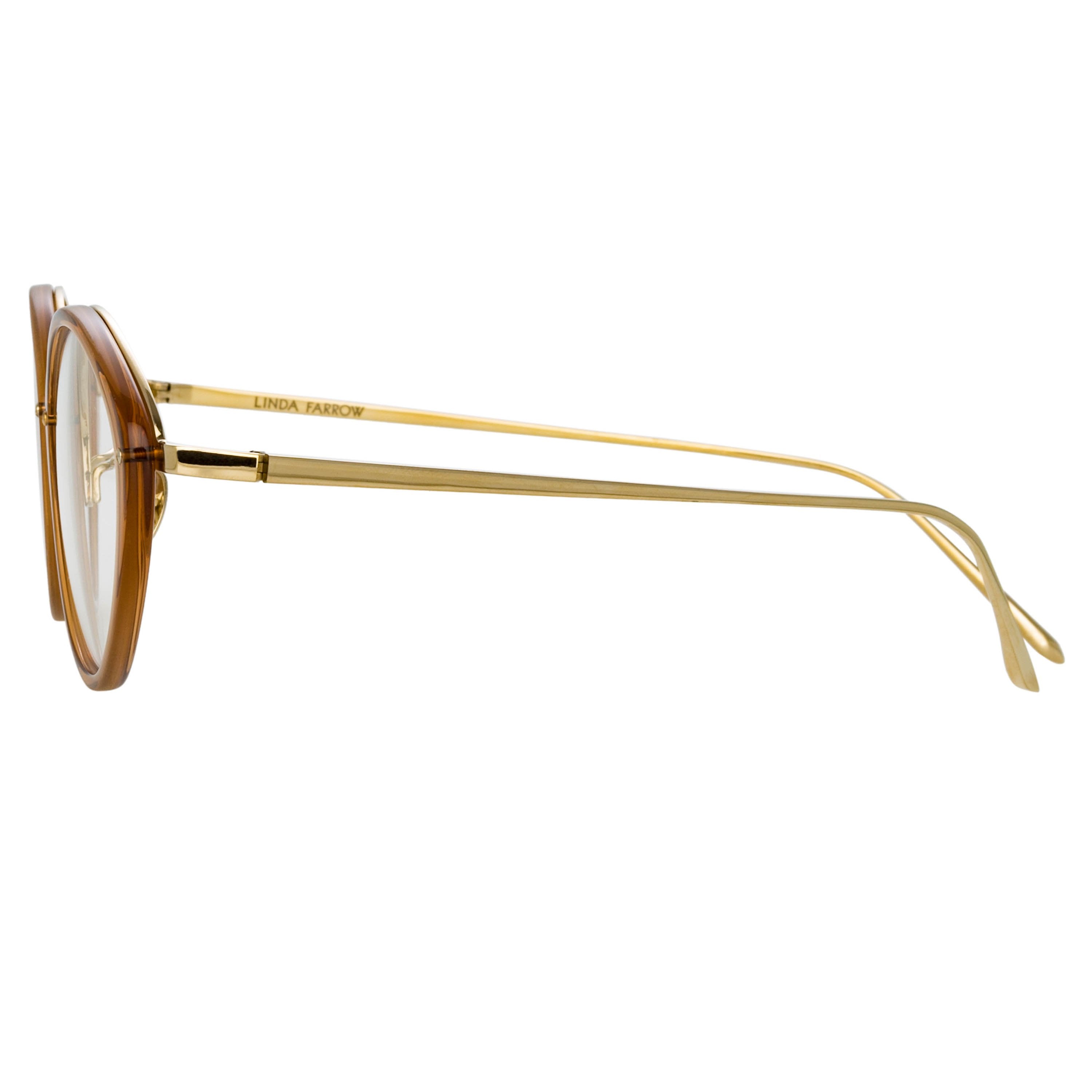 Color_LFL1086C7OPT - Lucy Cat Eye Optical Frame in Tobacco
