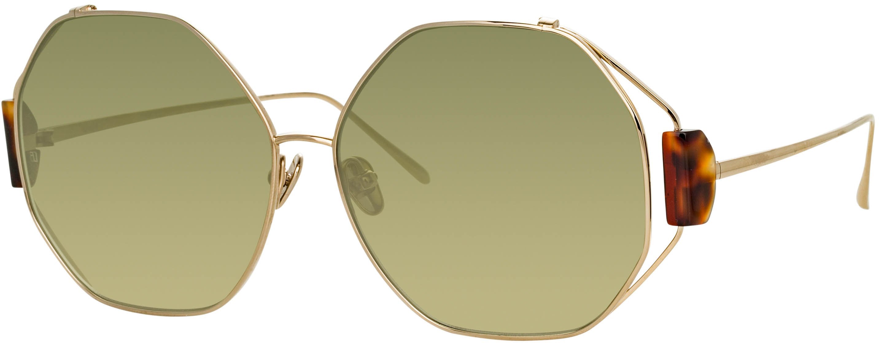 Color_LFL1089C3SUN - Marie Oversized Sunglasses in Light Gold and Grey