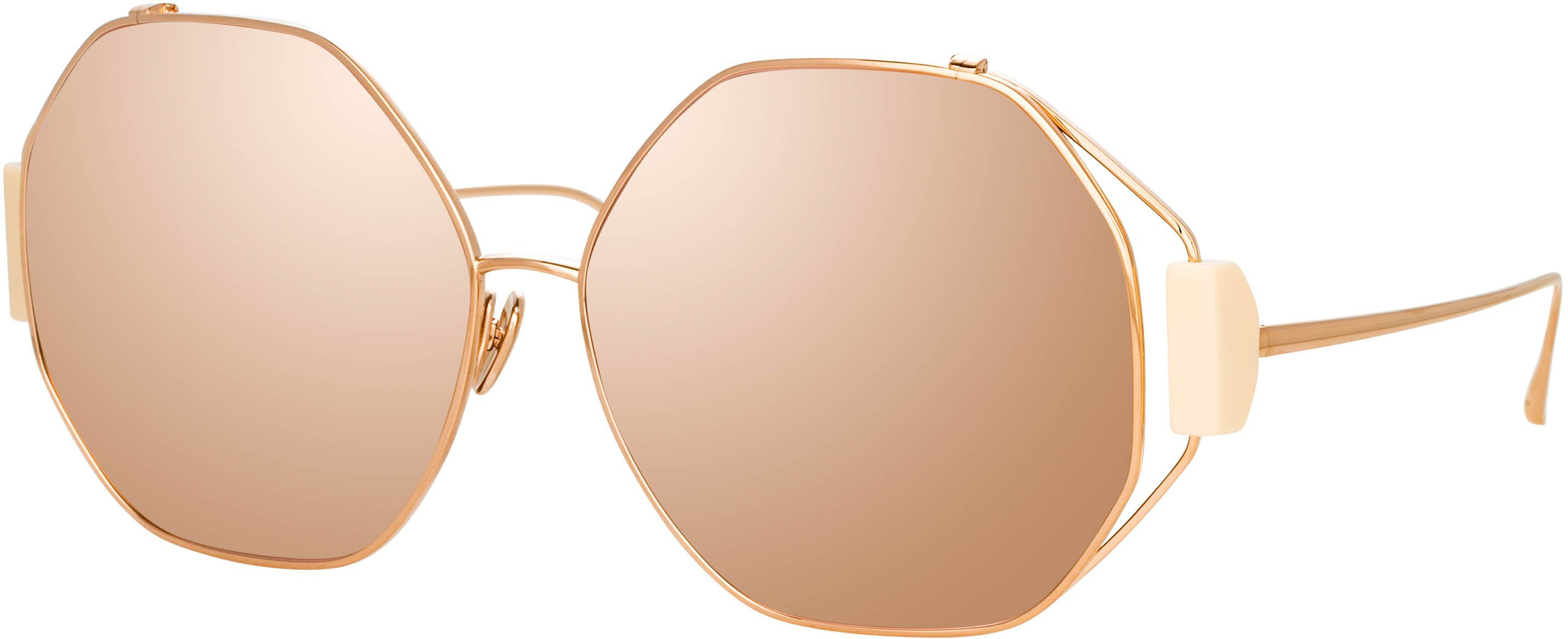 Color_LFL1089C4SUN - Marie Oversized Sunglasses in Rose Gold