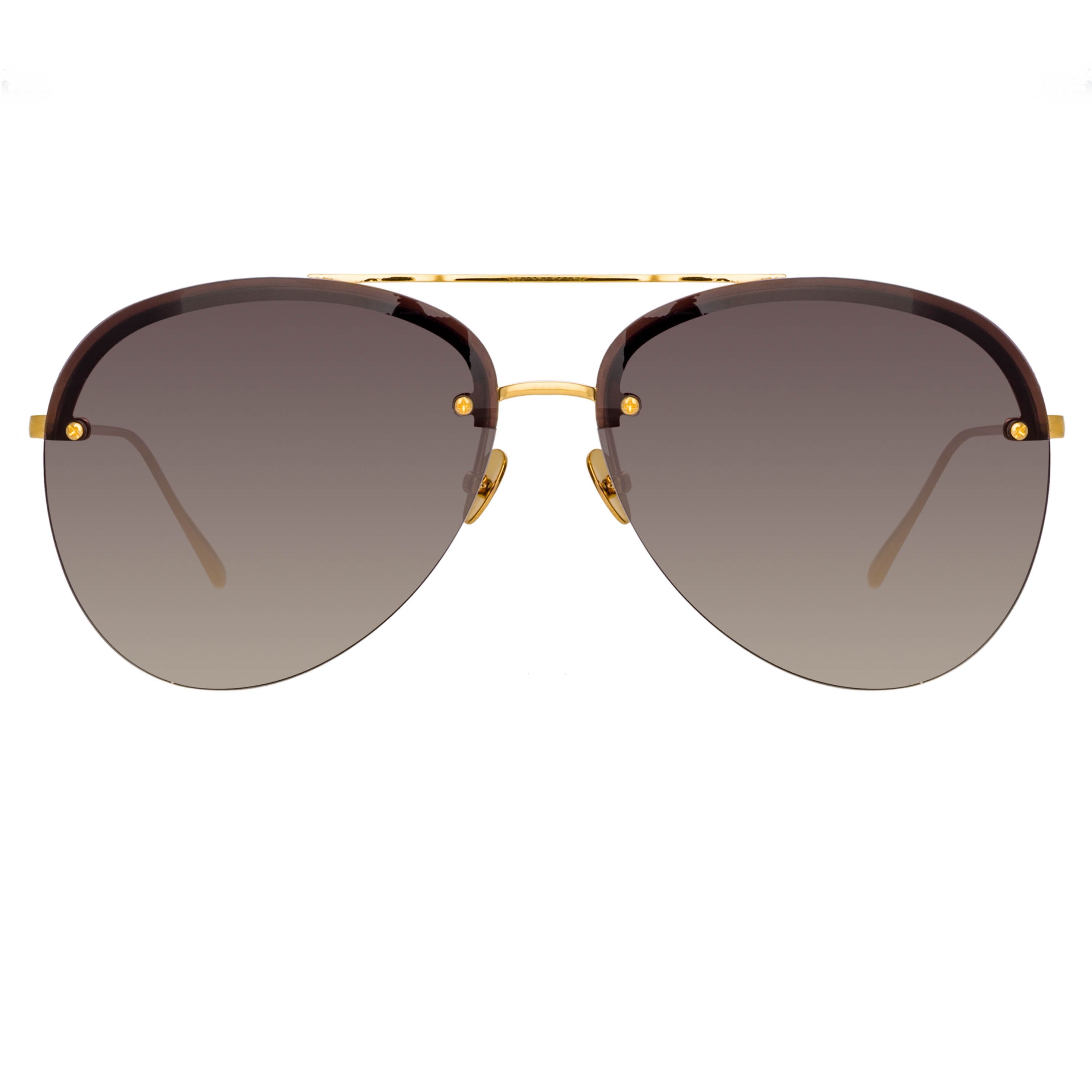Color_LFL1096C1SUN - Dee Aviator Sunglasses in Yellow Gold and Grey