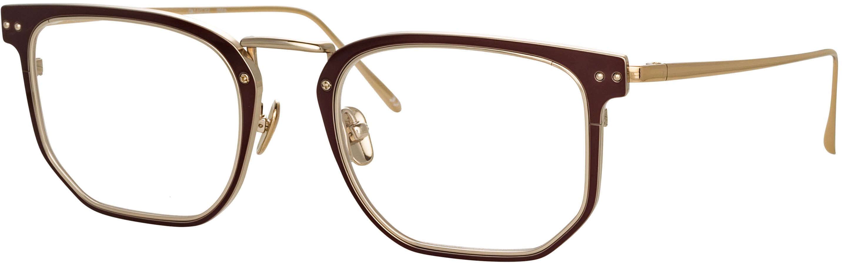 Color_LFL1113C3OPT - Saul D-Frame Optical Frame in Brown and Light Gold