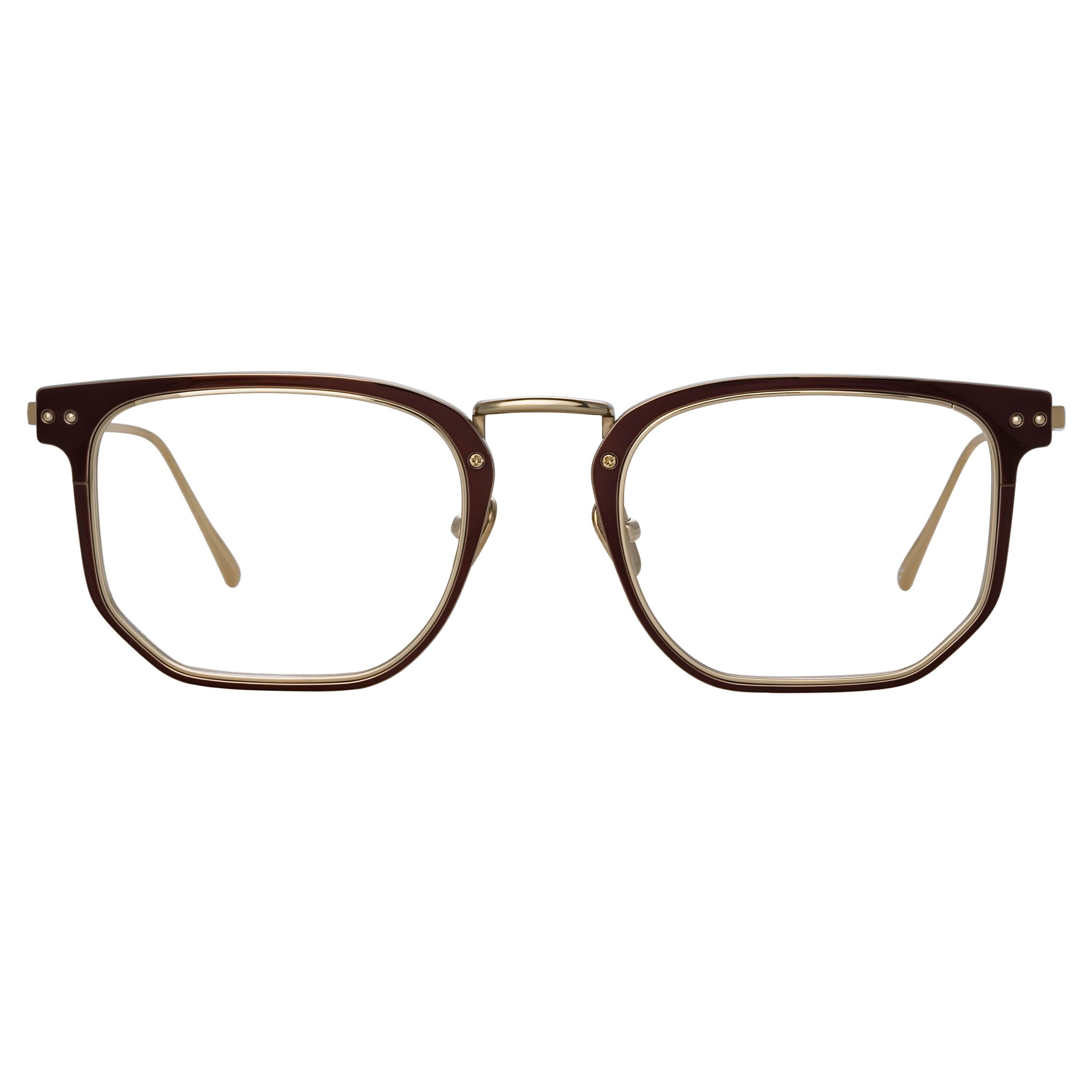 Color_LFL1113C3OPT - Saul D-Frame Optical Frame in Brown and Light Gold