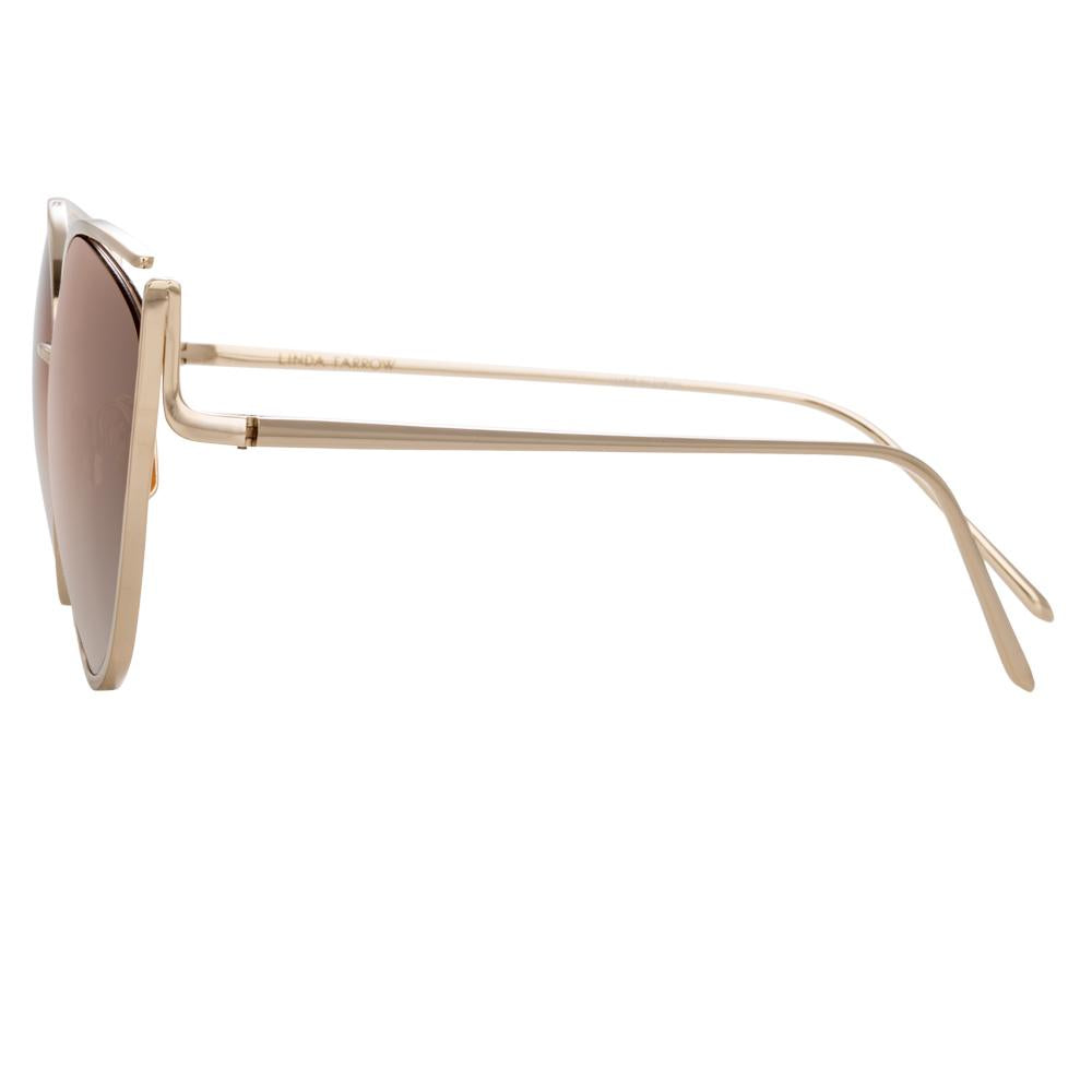 Color_LFL668C12SUN - Linda Farrow Jeanne C12 Cat Eye Sunglasses