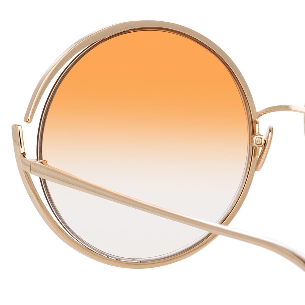 Color_LFL680C15SUN - Linda Farrow Fontaine C15 Round Sunglasses