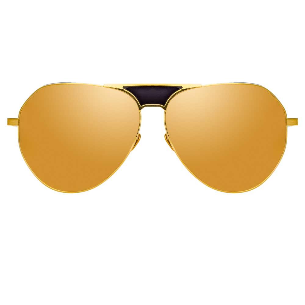 Color_LFL785C2SUN - Linda Farrow Matheson C2 Aviator Sunglasses