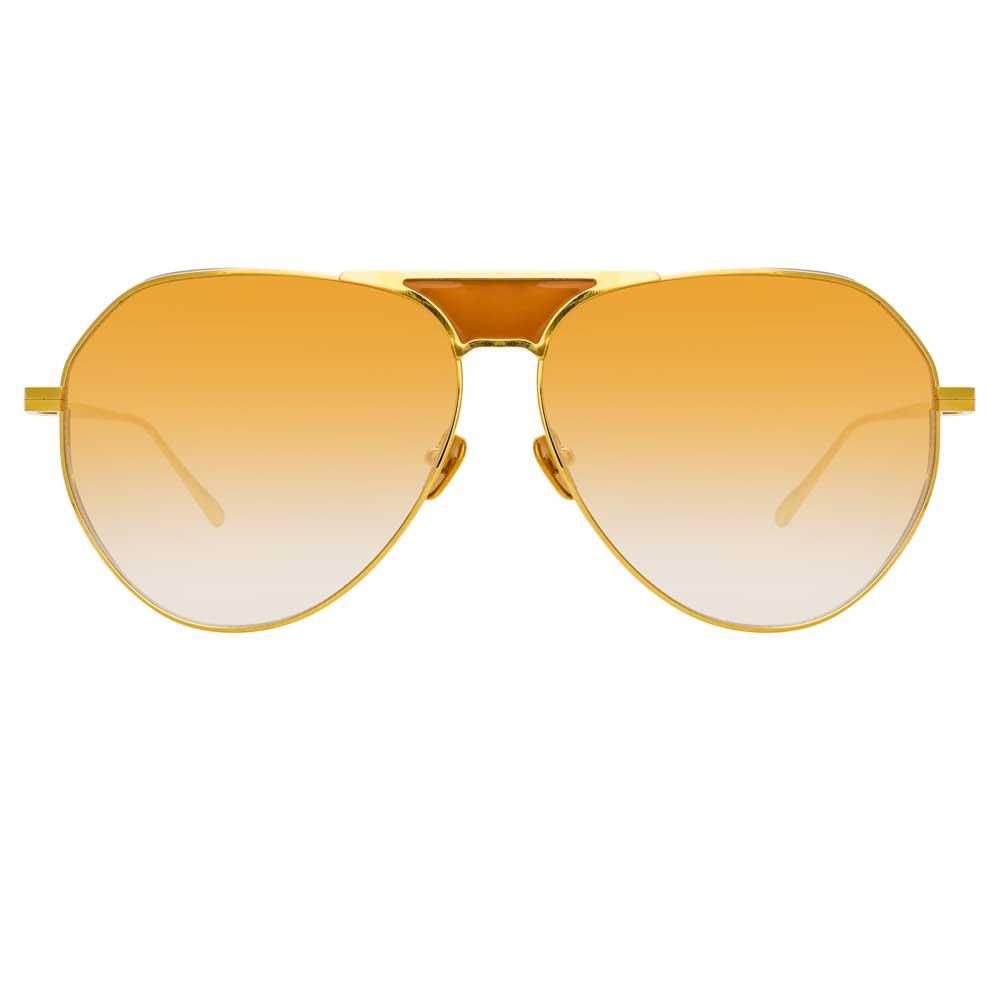 Color_LFL785C4SUN - Linda Farrow Matheson C4 Aviator Sunglasses