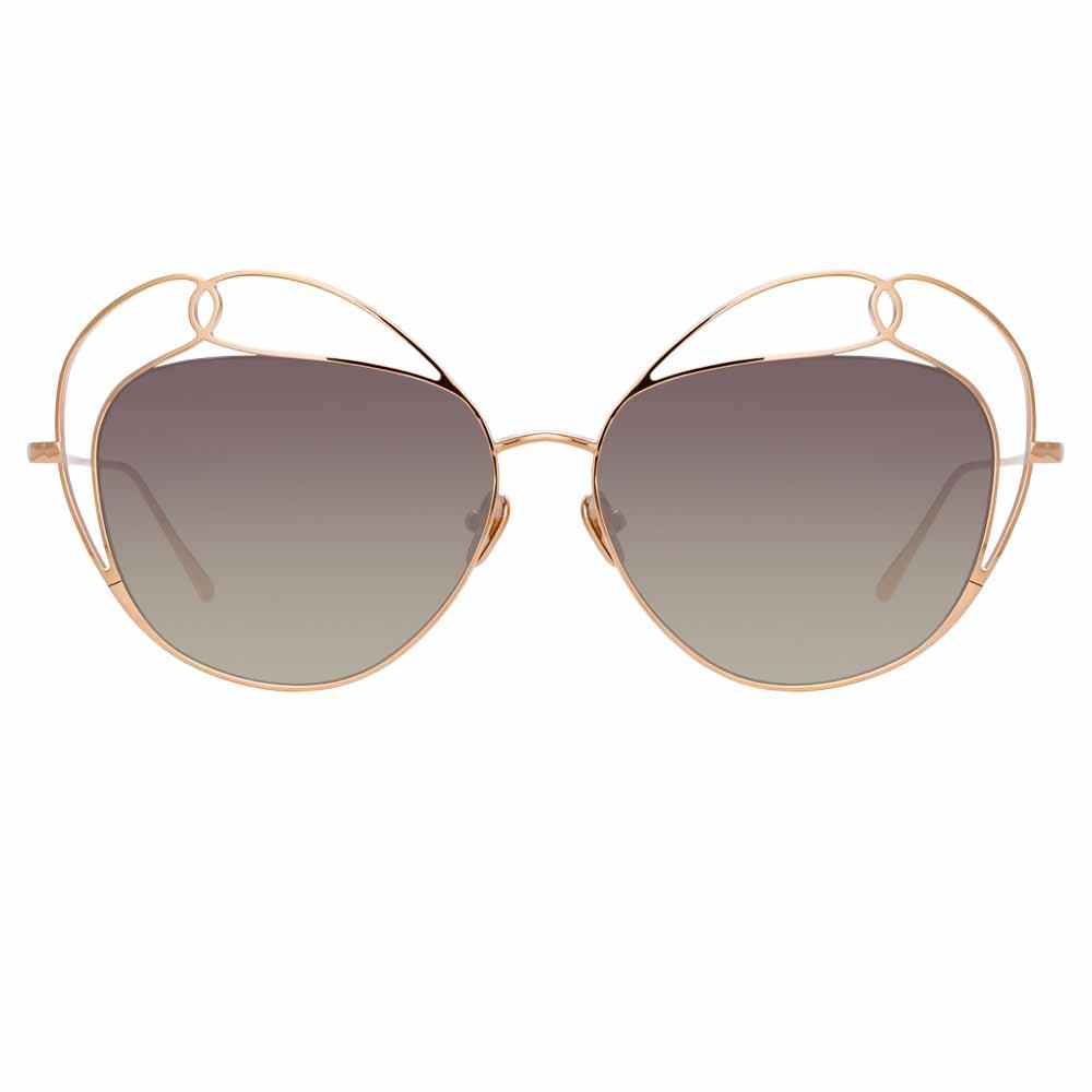 Color_LFL853C3SUN - Linda Farrow Harlequin C3 Special Sunglasses