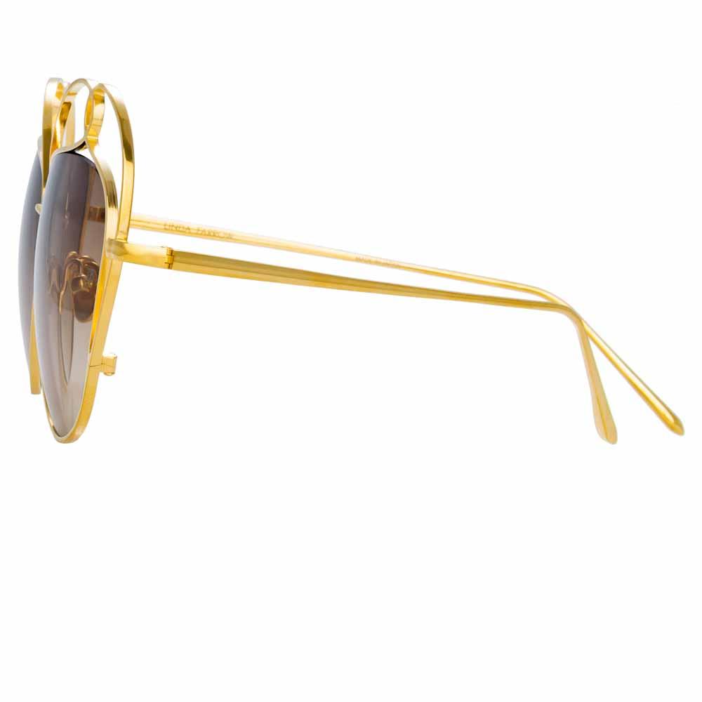 Color_LFL853C4SUN - Linda Farrow Harlequin C4 Special Sunglasses