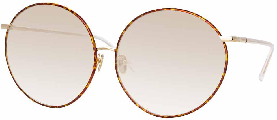 Color_LFL891C5SUN - Linda Farrow Zanie C5 Oversized Sunglasses