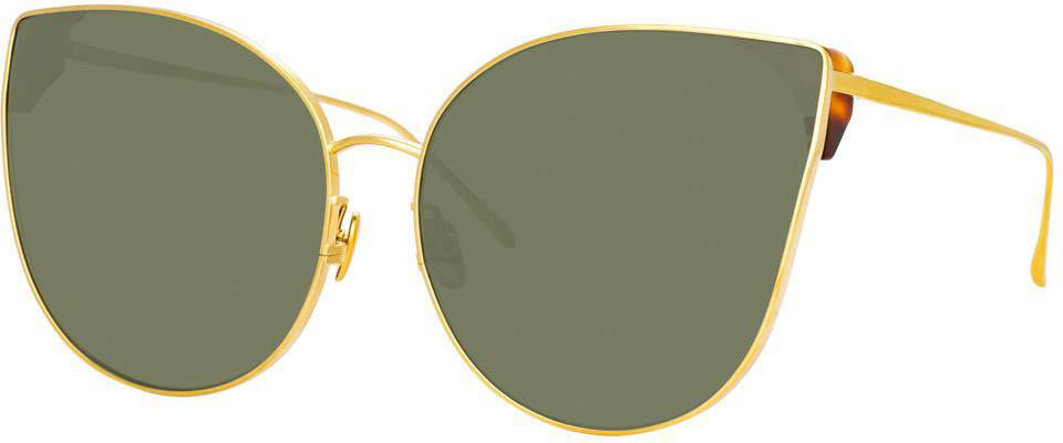 Color_LFL895C10SUN - Flyer Cat Eye Sunglasses in Yellow Gold