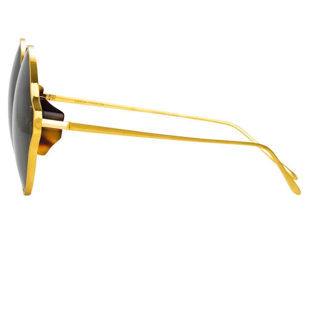 Color_LFL896C10SUN - Carousel Round Sunglasses in Yellow Gold