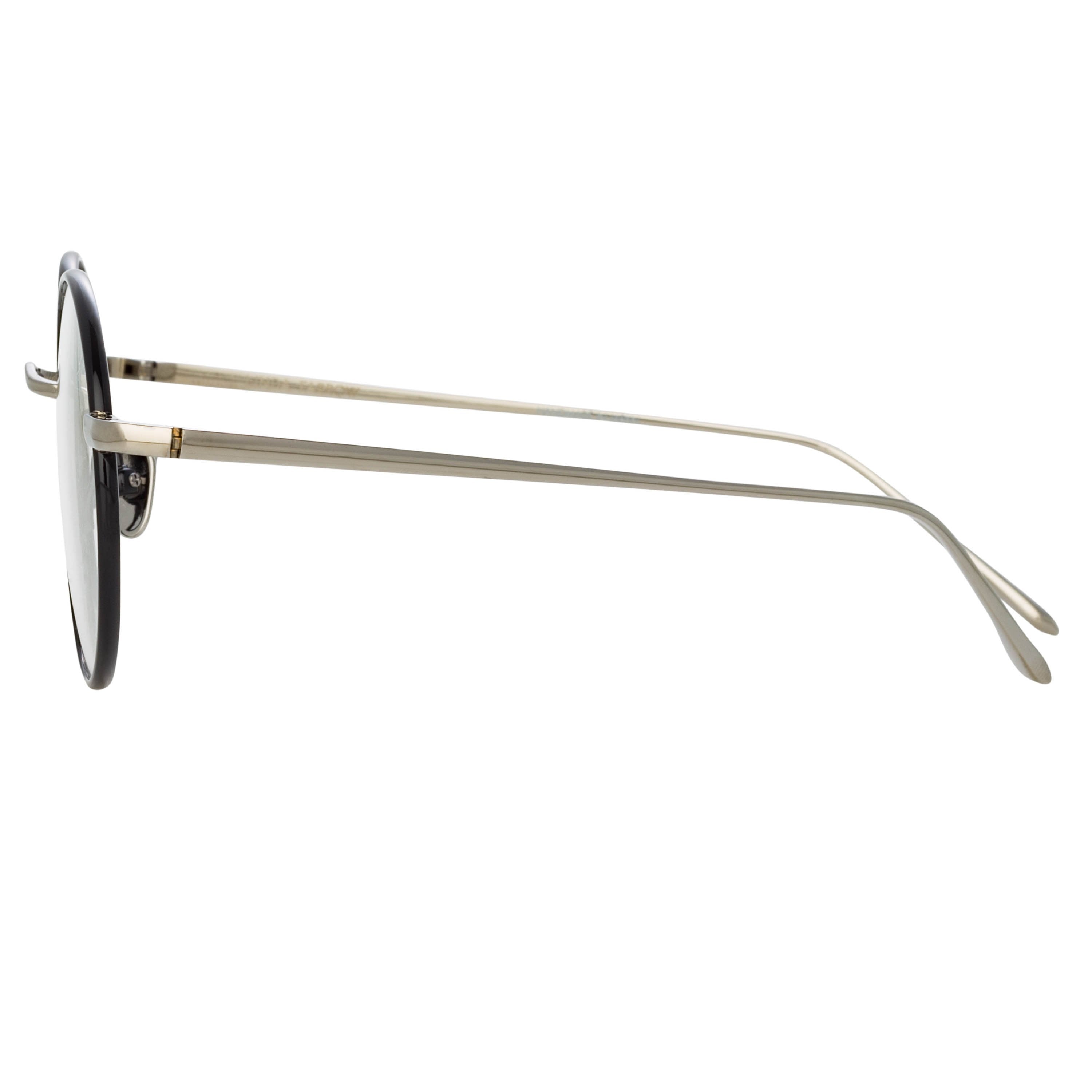 Color_LFL925C2OPT - Adams Oval Optical Frame in Black and White Gold