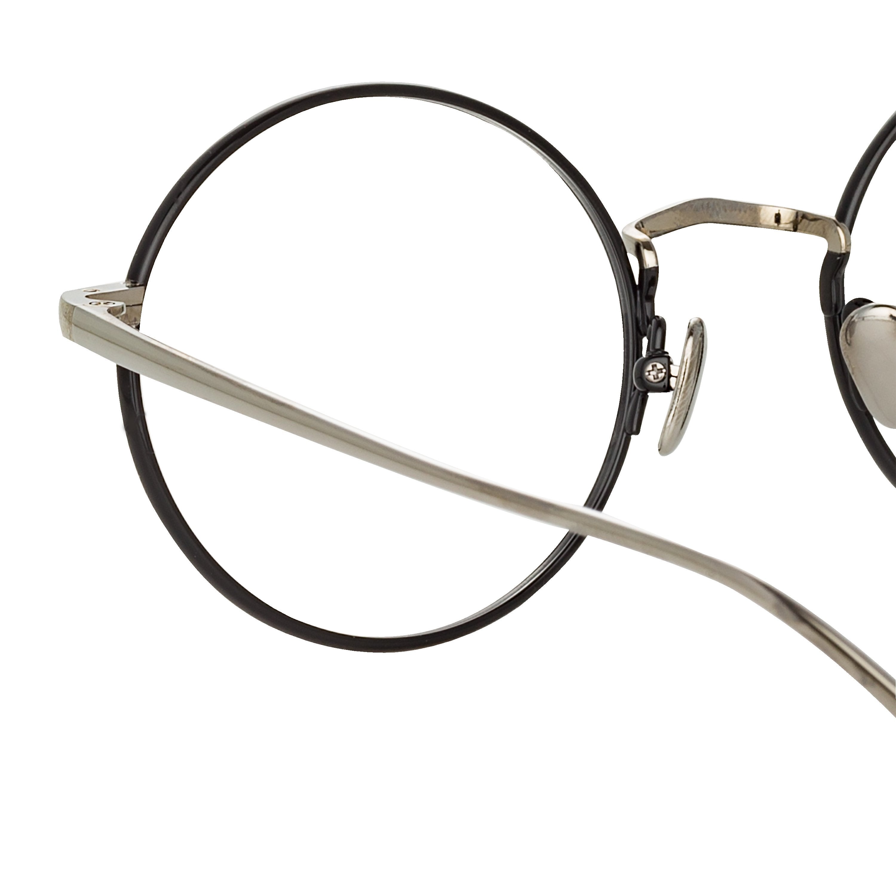 Color_LFL925C2OPT - Adams Oval Optical Frame in Black and White Gold