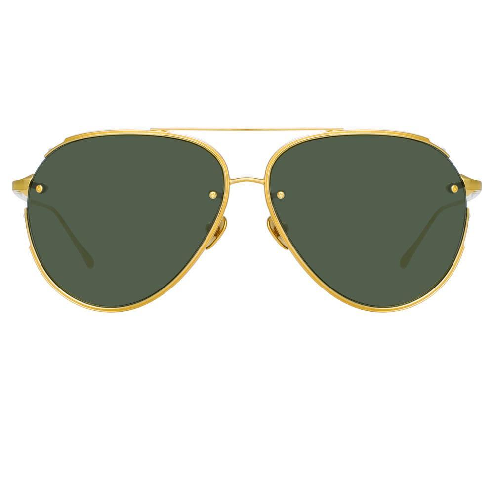 Color_LFL950C1SUN - Russo Aviator Sunglasses in Yellow Gold