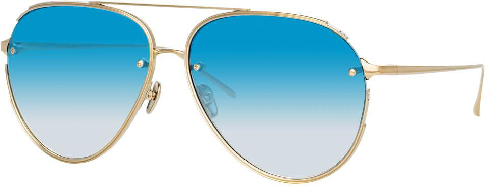 Color_LFL950C2SUN - Russo Aviator Sunglasses in Light Gold