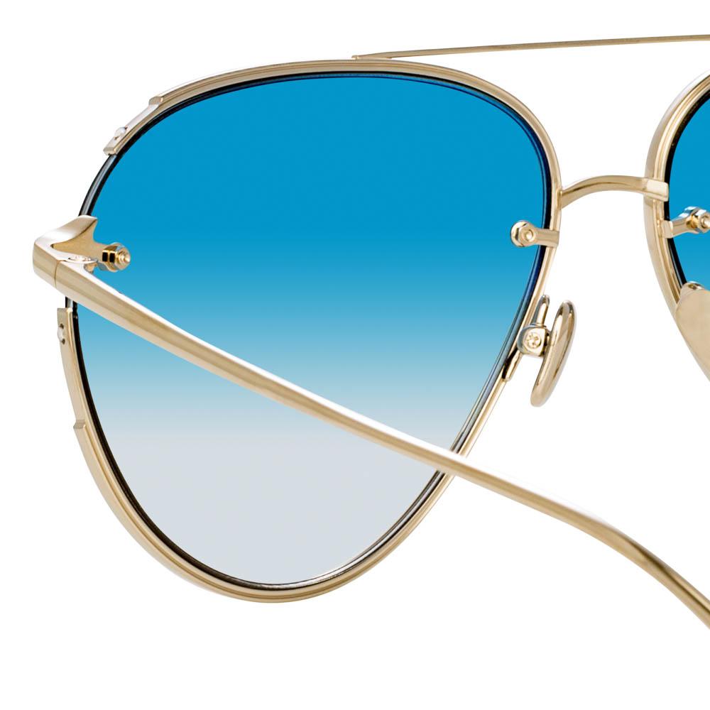 Color_LFL950C2SUN - Russo Aviator Sunglasses in Light Gold