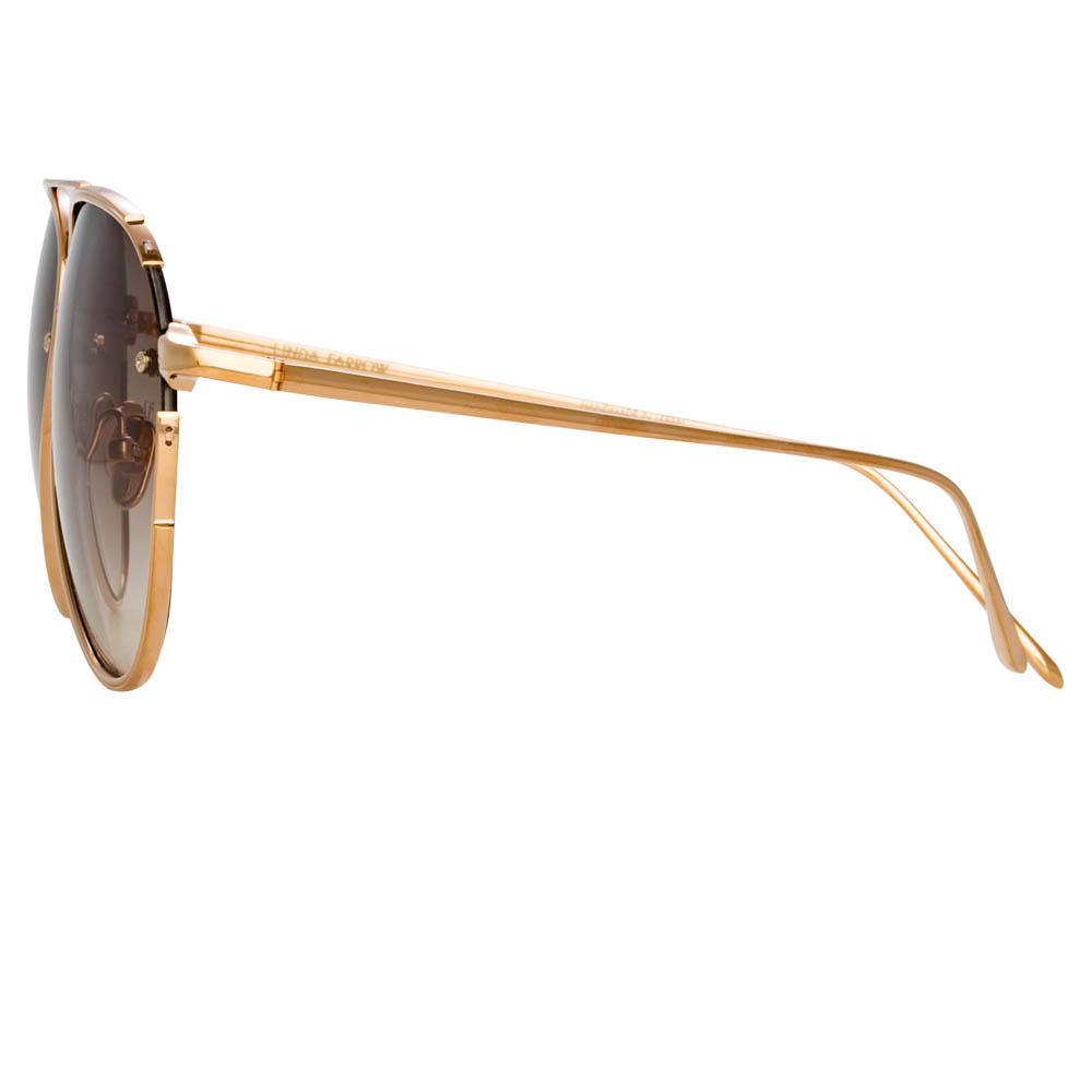 Color_LFL950C6SUN - Russo Aviator Sunglasses in Rose Gold