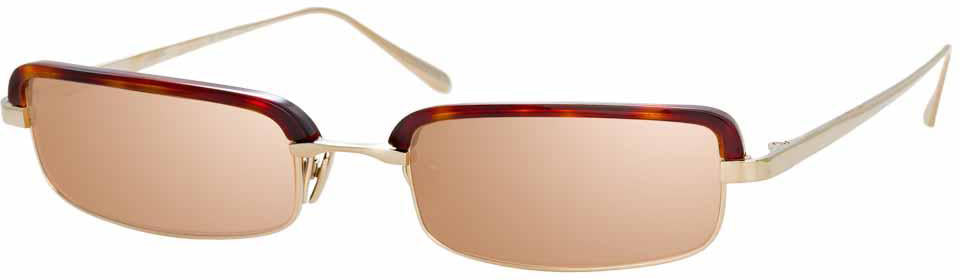 Color_LFL968C4SUN - Linda Farrow Leona C4 Rectangular Sunglasses
